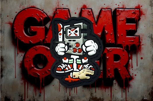 Game Over EDC PVC 3D Patch