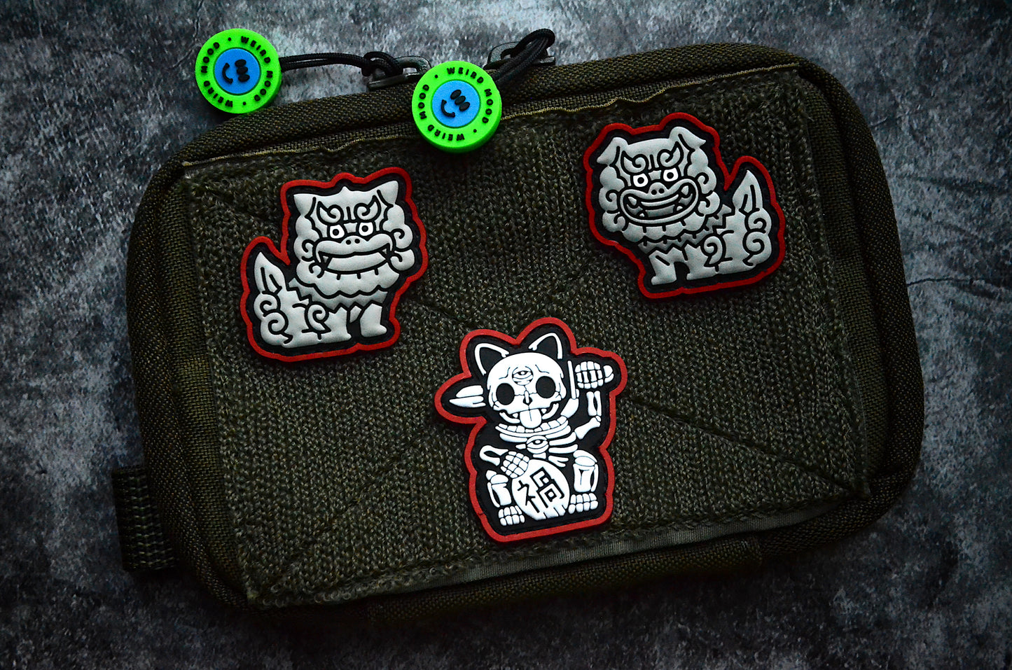 Foo Dogs EDC PVC 3D Patch