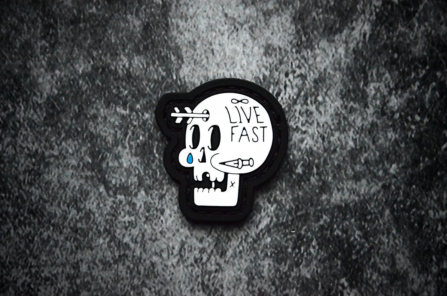 Live Fast GITD EDC PVC Patch